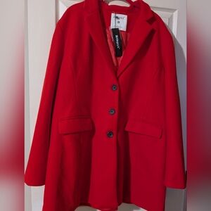 Allegra Red Coat - Size 3x - NWT!